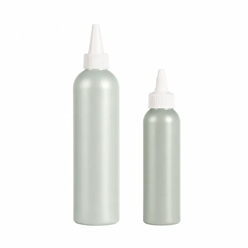 pe round shoulder nozzle bottle 300ml 450ml squeeze packaging main wholesale plastic bottle manufacturer custom OEM