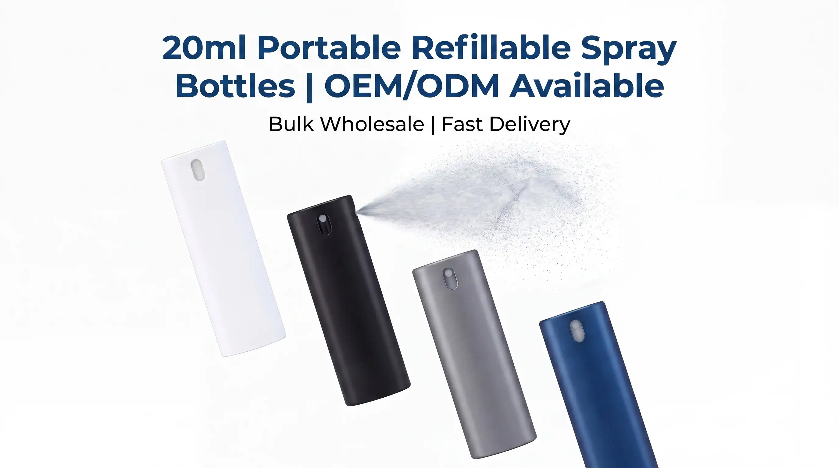 20ml portable spray bottle banner wholesale wholesale plastic bottle manufacturer custom OEM