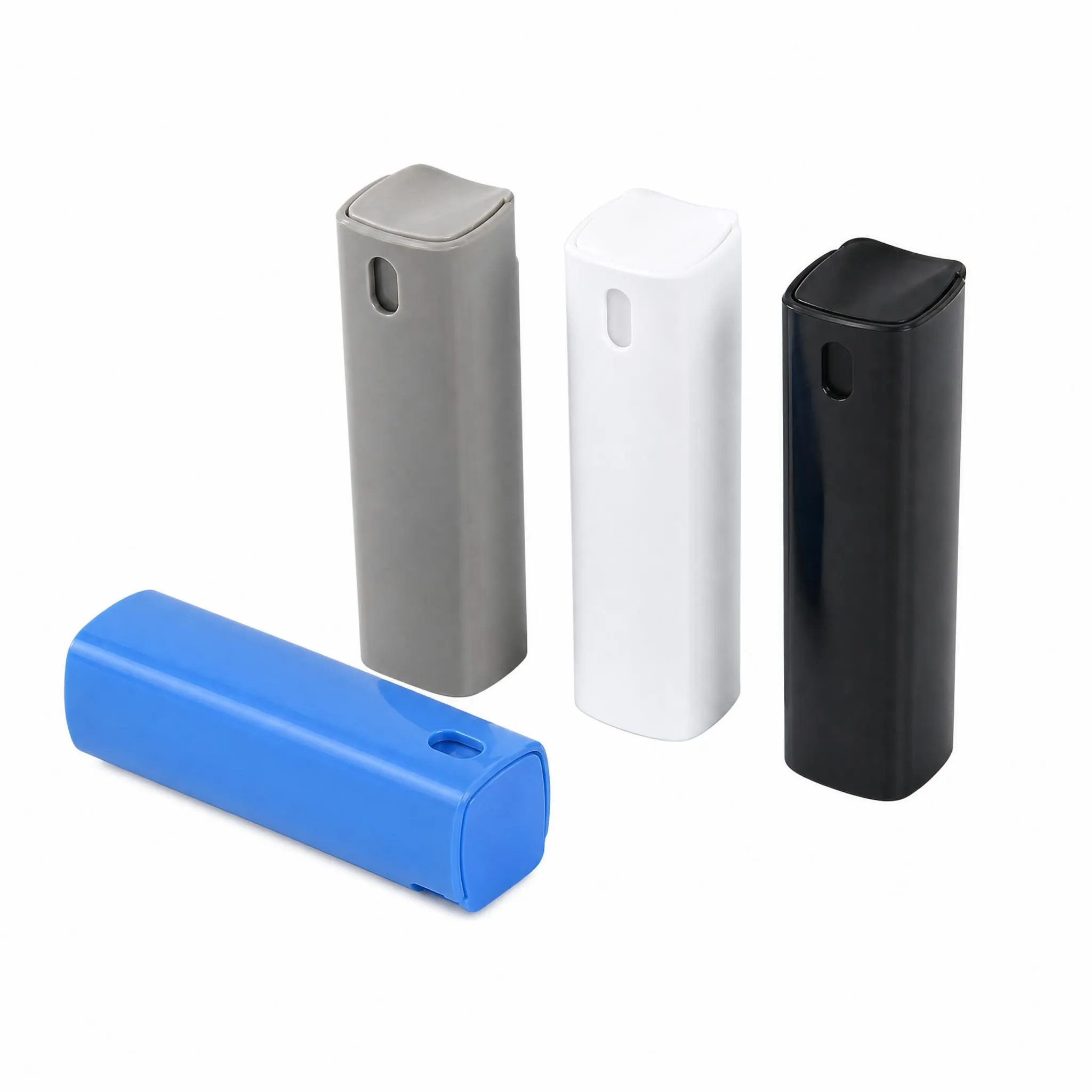 20ml square portable perfume spray bottle 4 colors wholesale plastic bottle manufacturer custom OEM