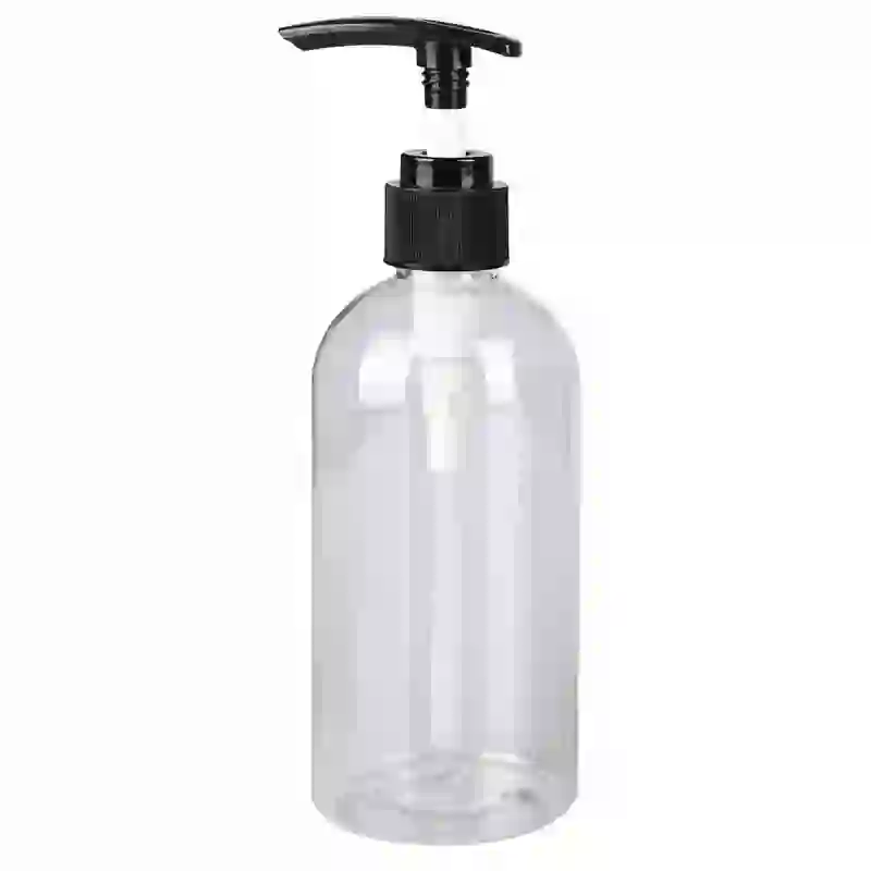 250ml clear pet boston lotion pump bottle shampoo dispenser wholesale plastic bottle manufacturer custom OEM