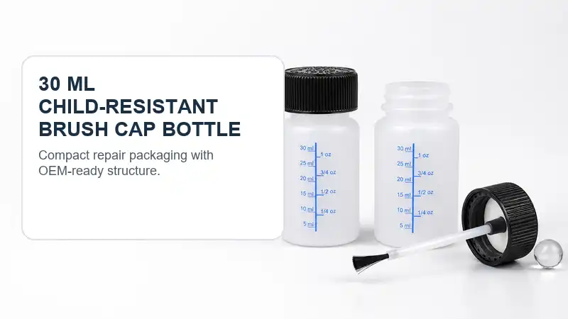 30ml child resistant touch up brush bottle banner 800x450 1 wholesale manufacturer