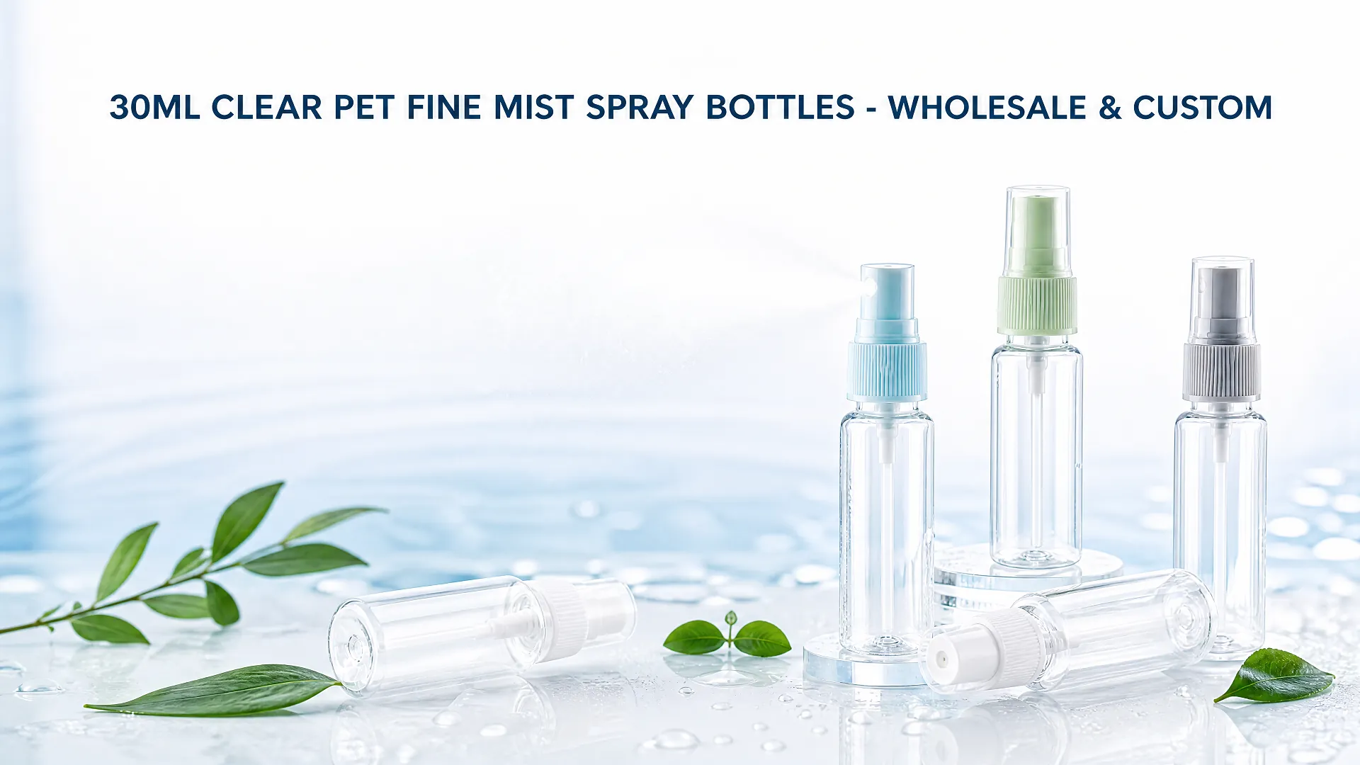 30ml clear pet fine mist spray bottles wholesale banner wholesale manufacturer