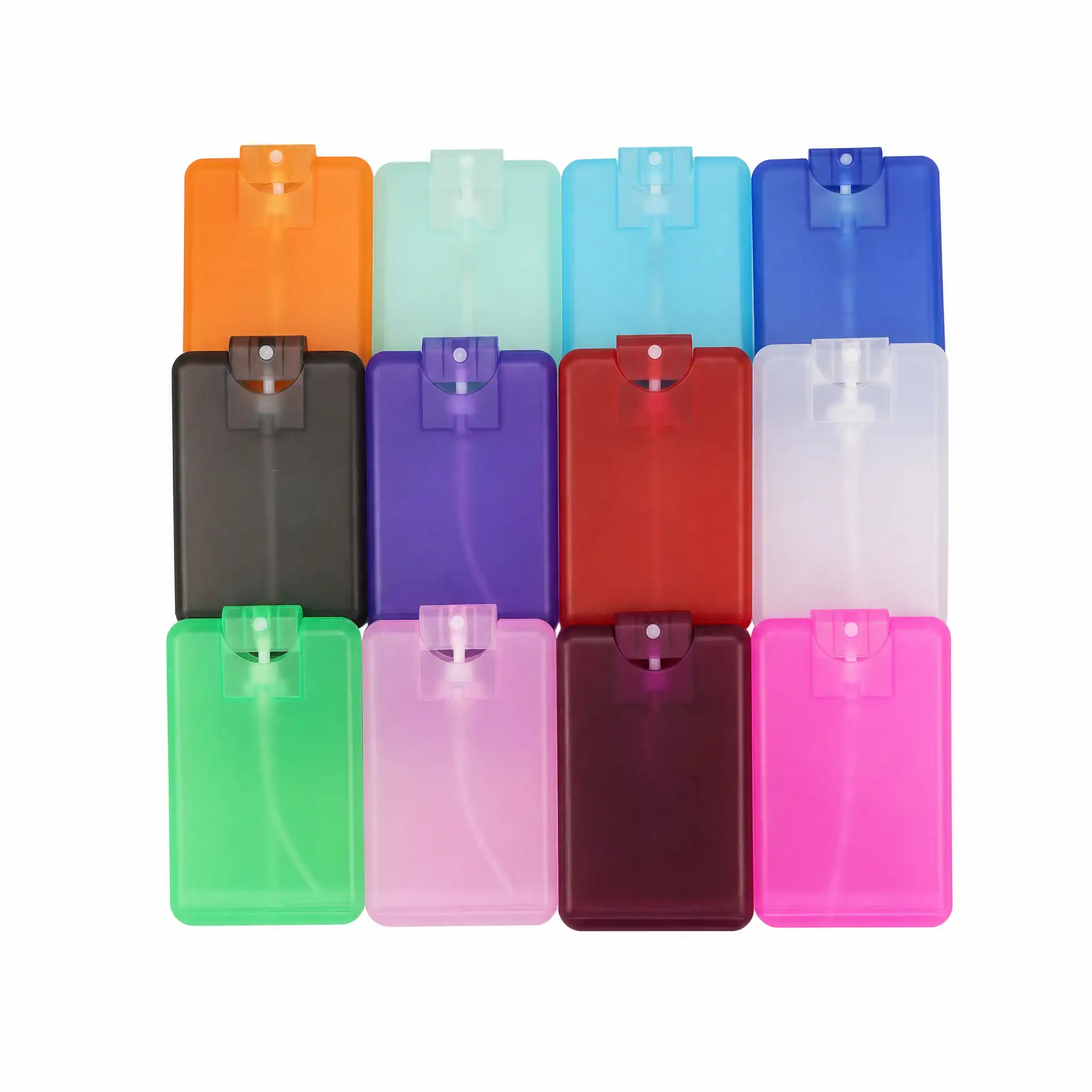 mini card spray bottle empty refillable atomizer air freshener perfume sanitizer dispenser main 5 wholesale plastic bottle manufacturer custom OEM