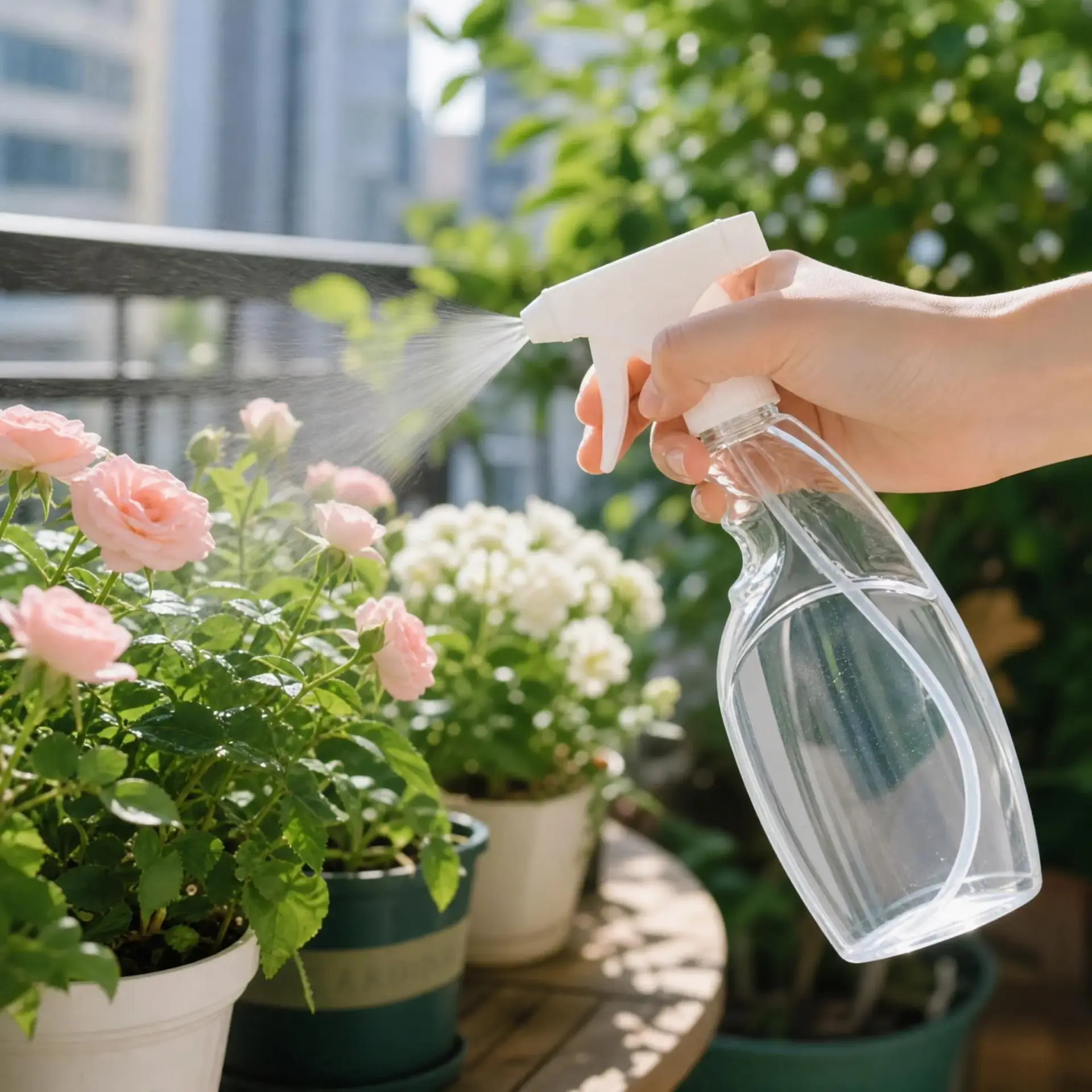 500ml pet spray bottle garden use wholesale plastic bottle manufacturer custom OEM
