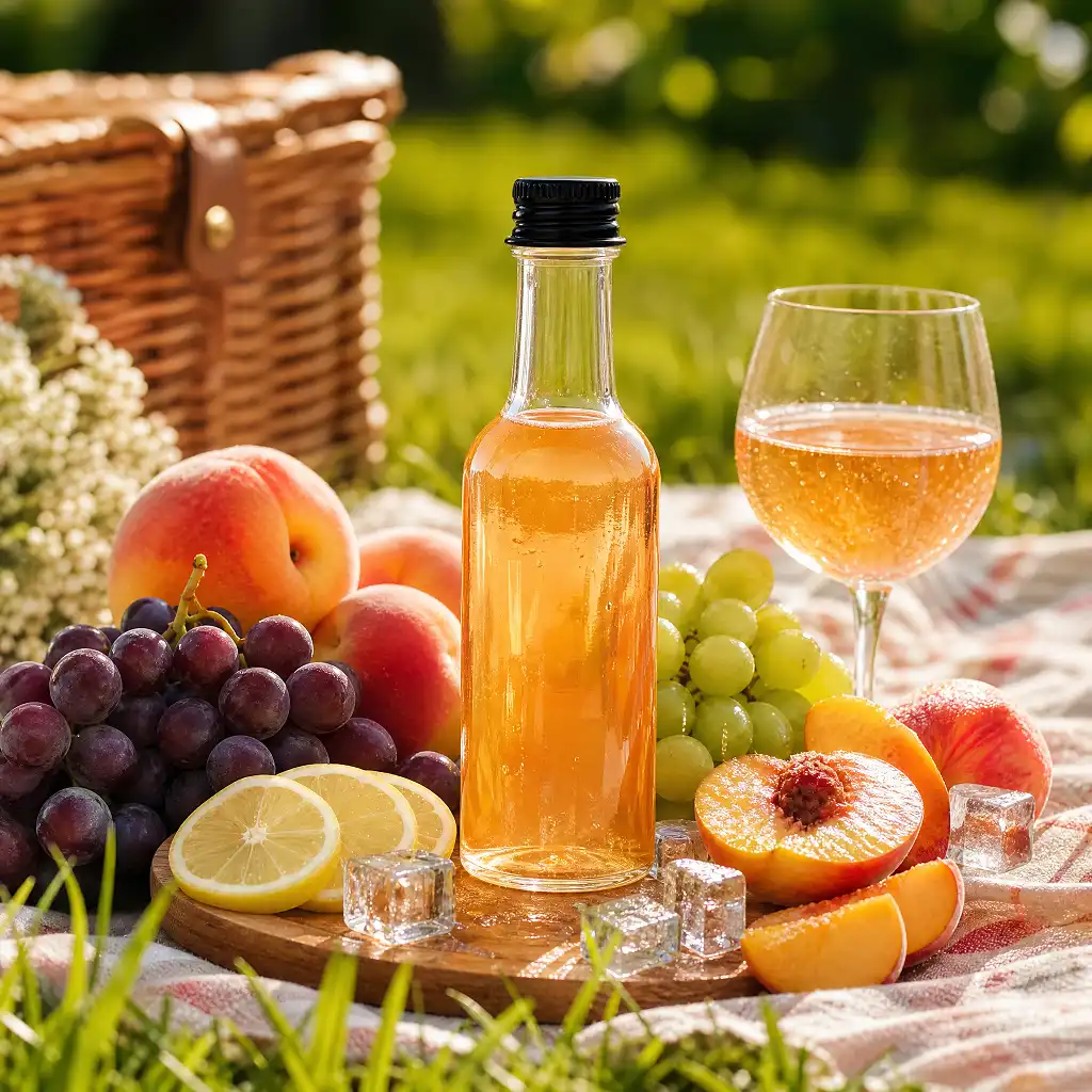50ml clear pet bottle outdoor picnic fruit wine scenario wholesale plastic bottle manufacturer custom OEM