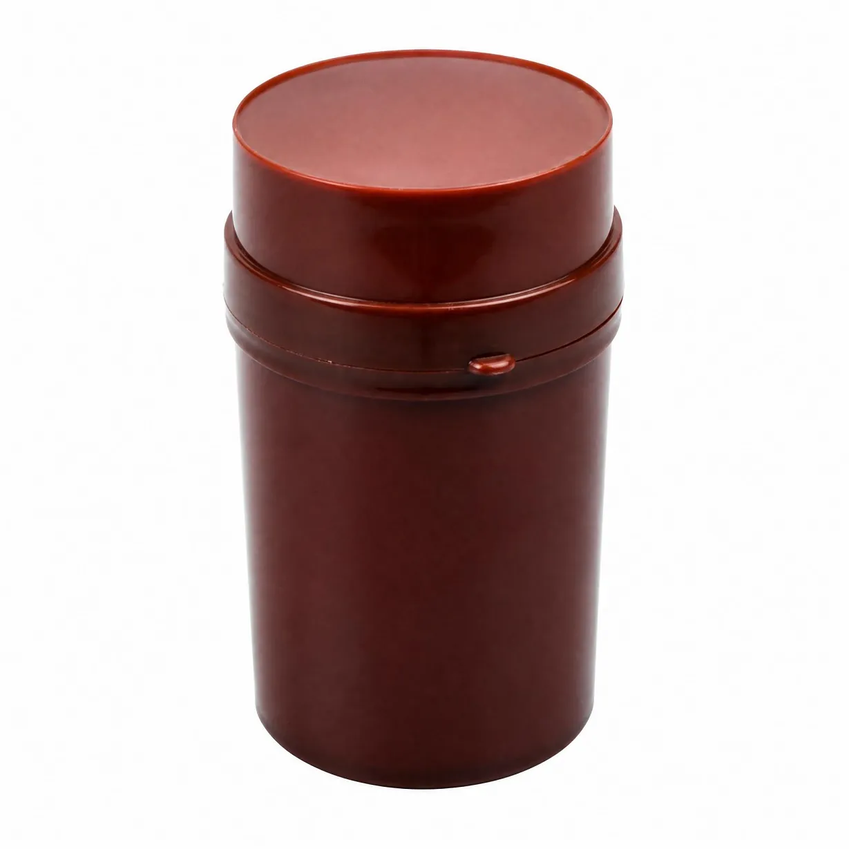 100pcs capacity amber brown cotton swab container medical sterile
