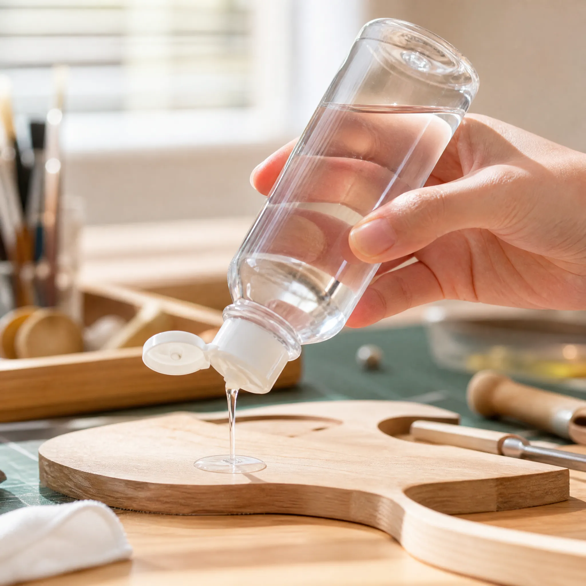 clear glue bottle woodworking craft scene wholesale plastic bottle manufacturer custom OEM