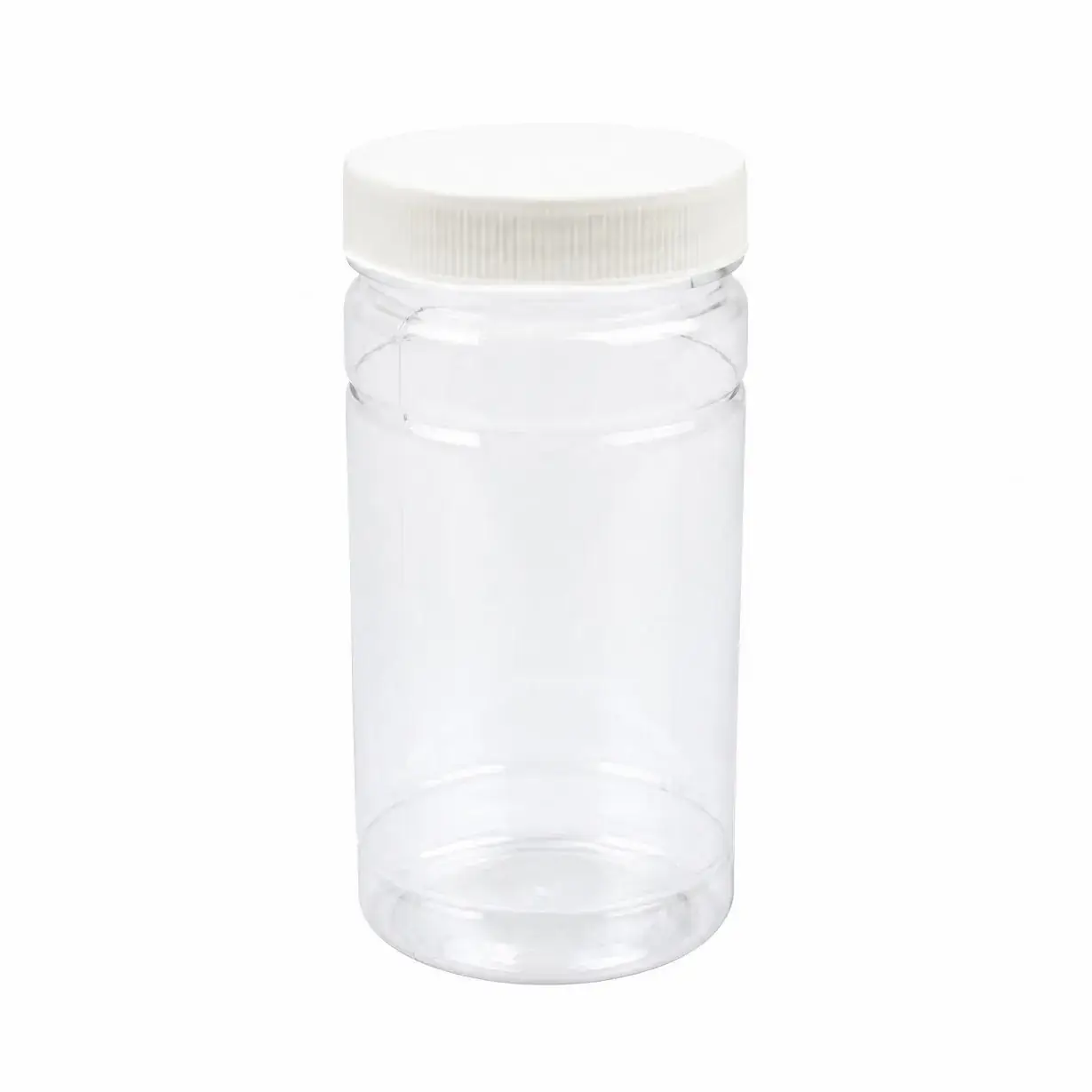 clear pet supplement bottle 250ml white cap wholesale plastic bottle manufacturer custom OEM