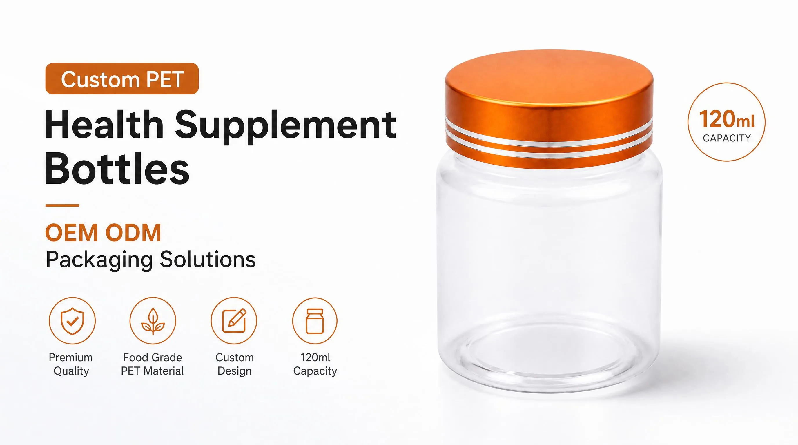 custom pet supplement bottle banner wholesale manufacturer