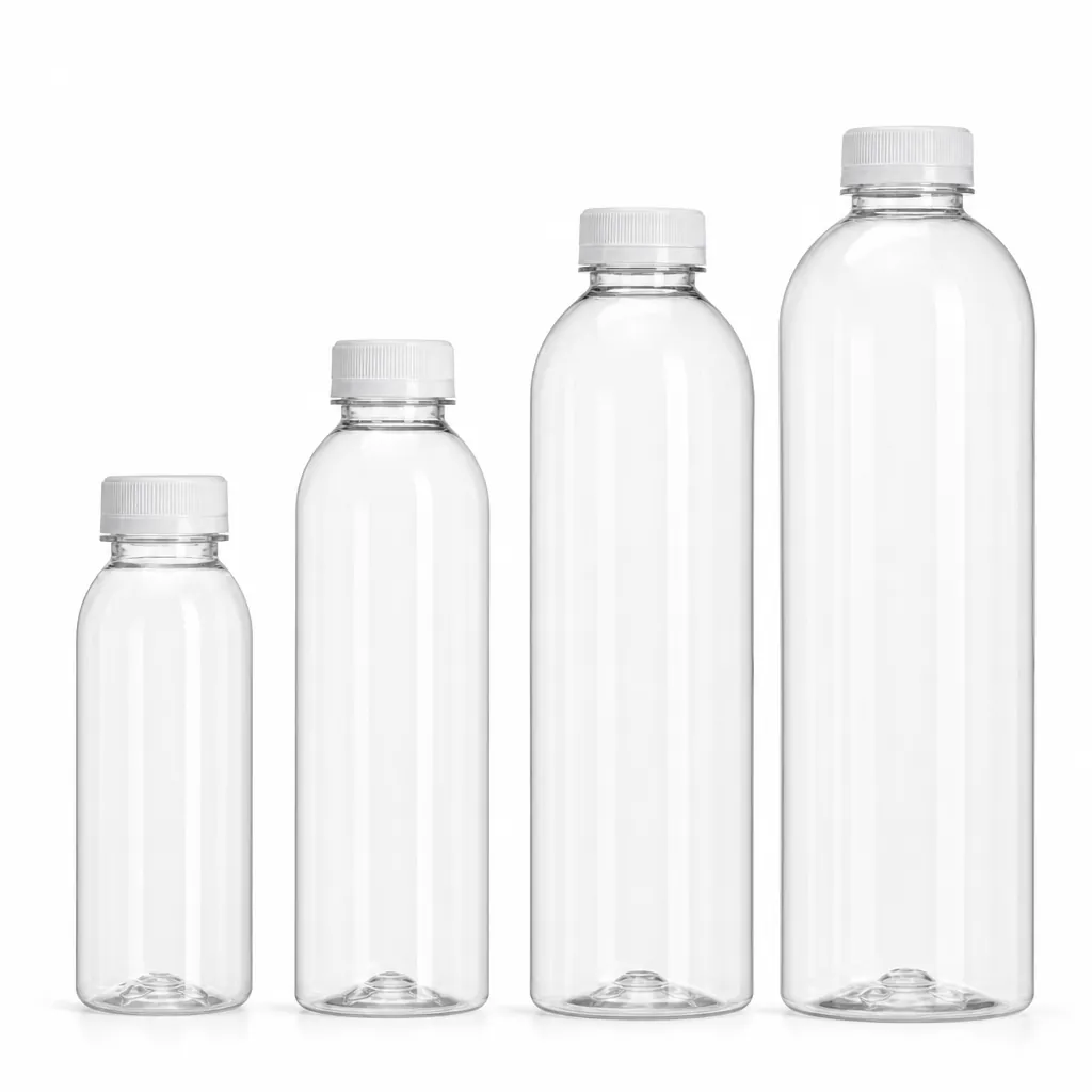 250ml 350ml 500ml 750ml different capacity biodegradable PLA round bottles