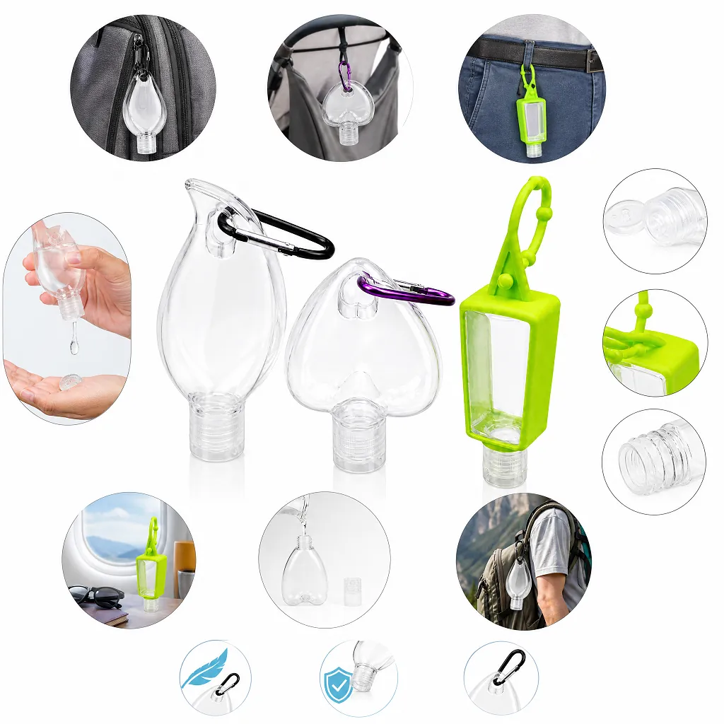 multi scene application of portable hand sanitizer bottles wholesale plastic bottle manufacturer custom OEM