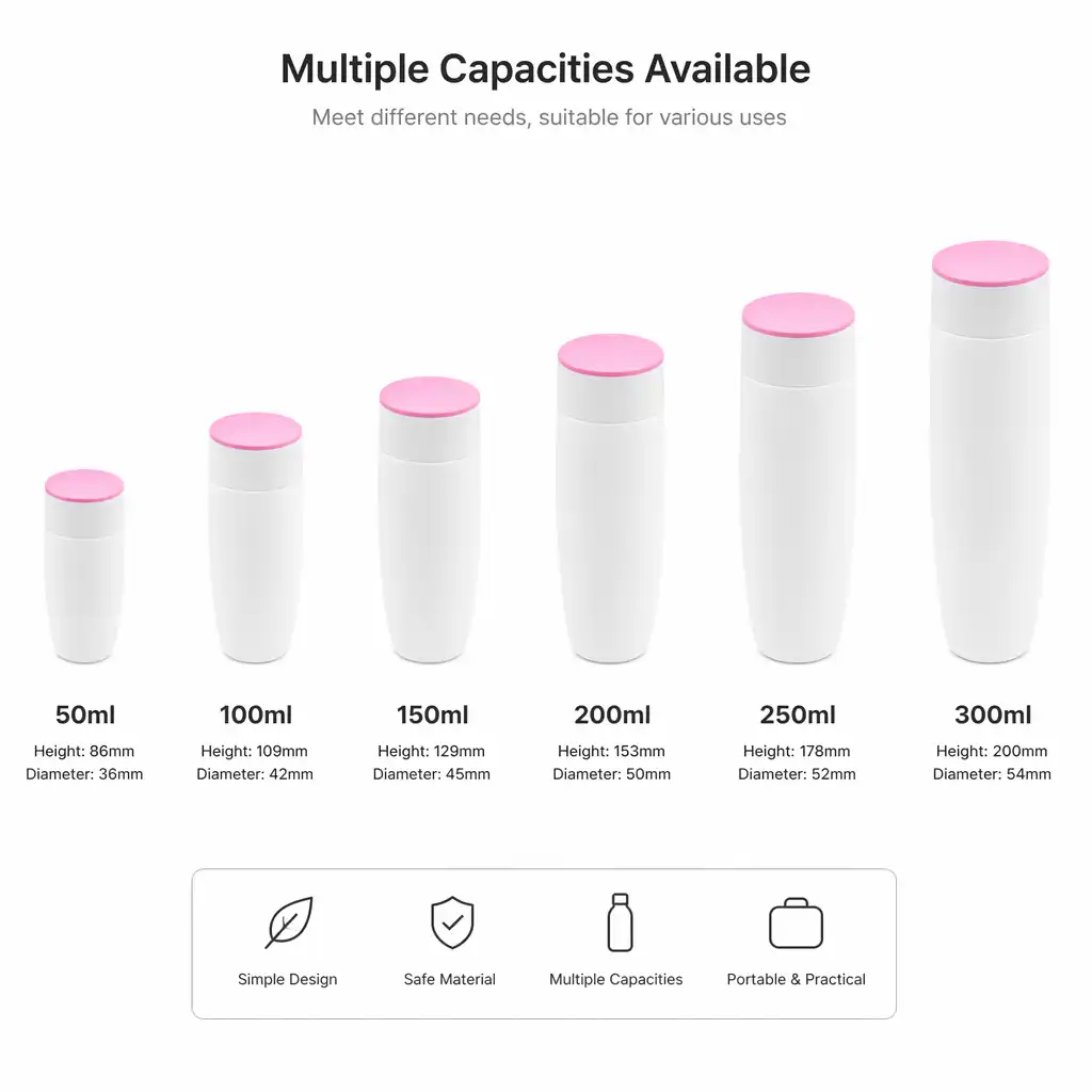 pe flat bottle multiple color options display wholesale plastic bottle manufacturer custom OEM