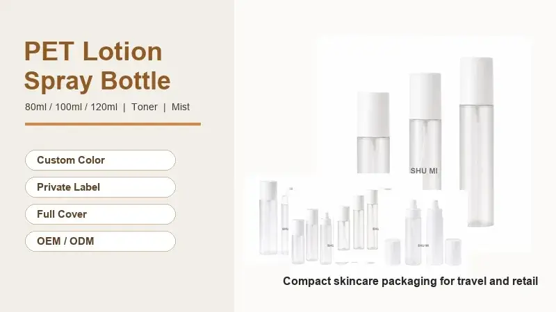 pet lotion hydrating mist toner bottle oem banner wholesale manufacturer