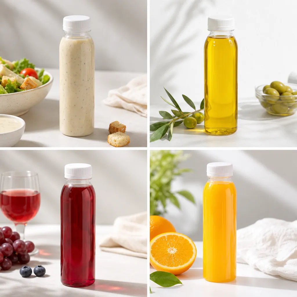 pla bottle 4 grid multi usage scenarios wholesale plastic bottle manufacturer custom OEM