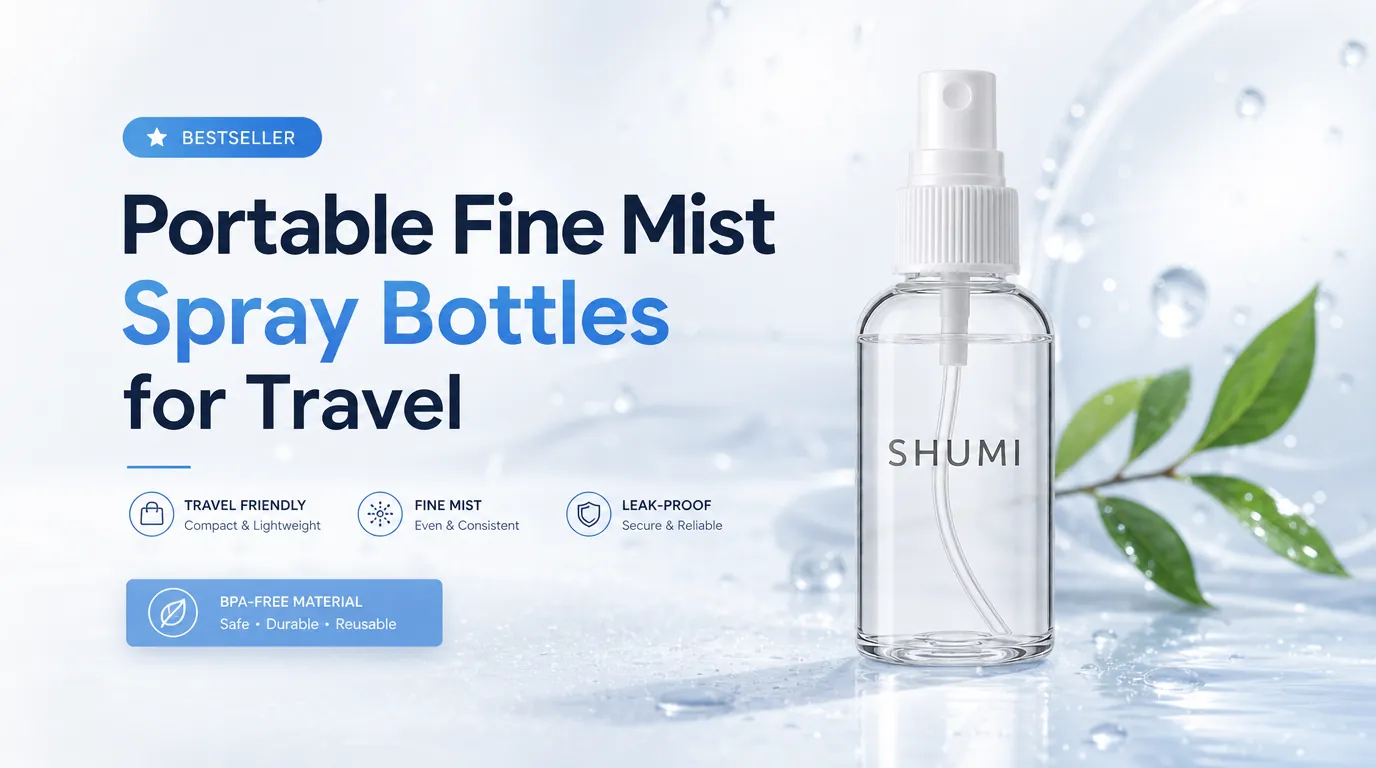 portable travel spray bottle banner wholesale manufacturer