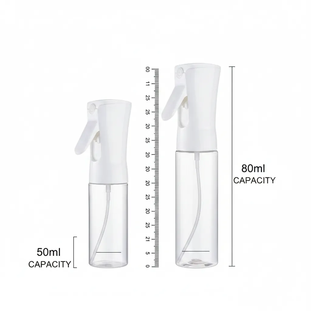 spray bottle capacity comparison chart wholesale plastic bottle manufacturer custom OEM