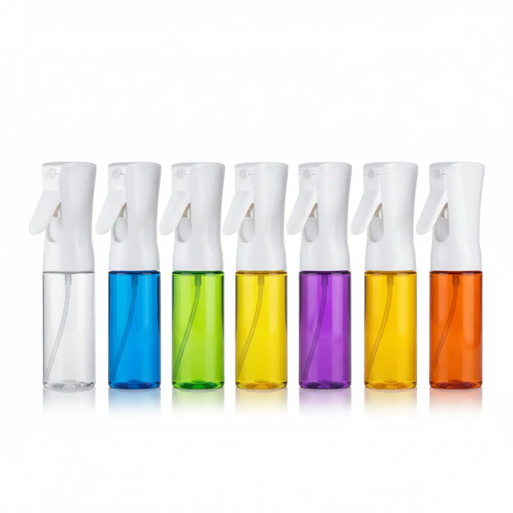 spray bottle color options display wholesale plastic bottle manufacturer custom OEM