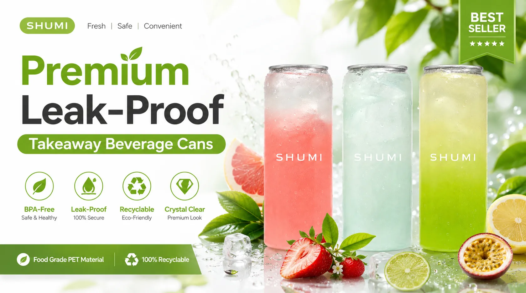 takeaway beverage can banner wholesale manufacturer