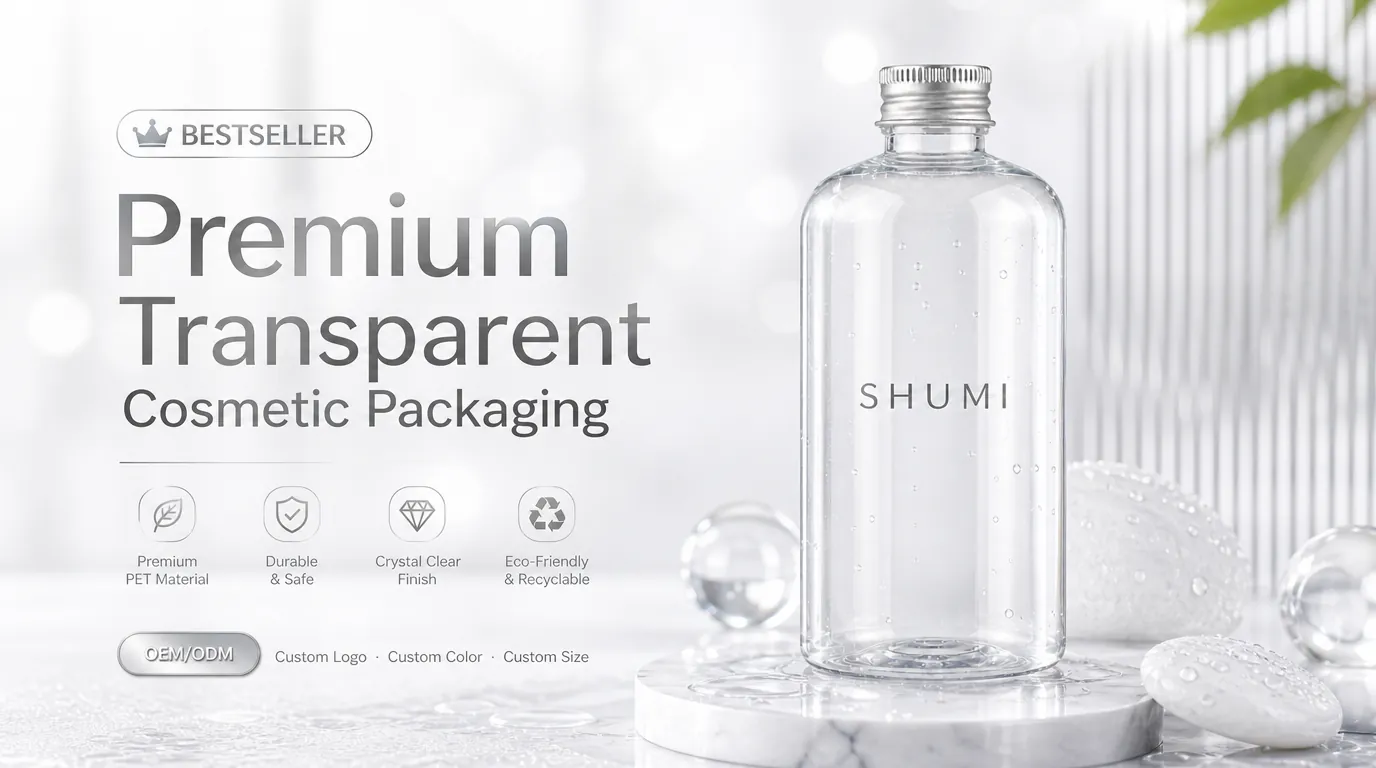transparent cosmetic packaging banner wholesale manufacturer