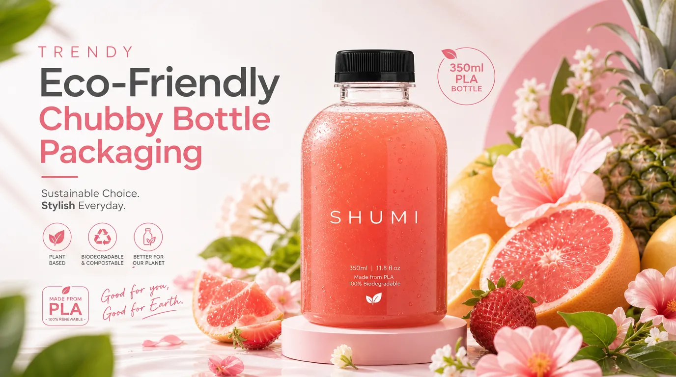trendy eco friendly pla chubby bottle banner wholesale manufacturer