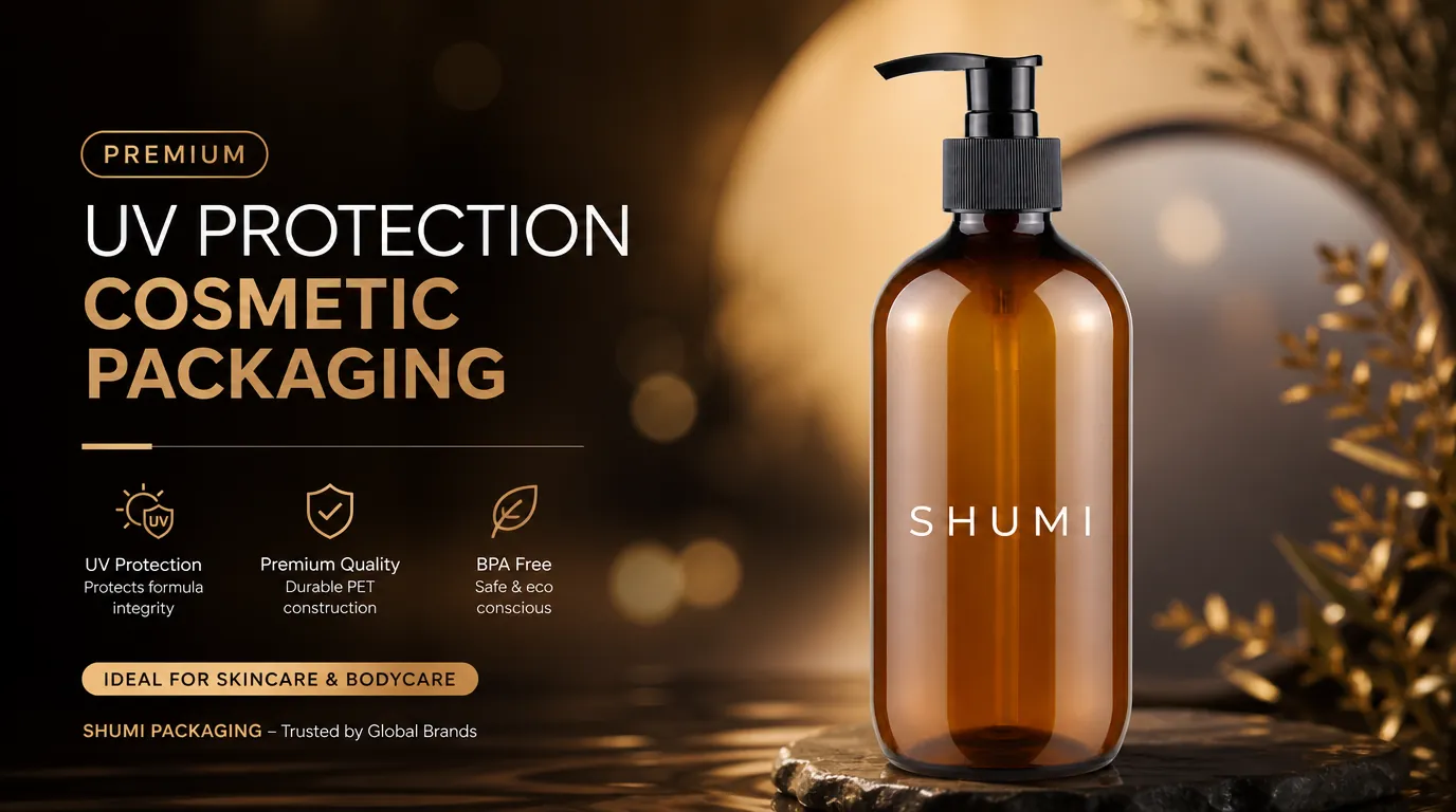 uv protection cosmetic packaging banner wholesale manufacturer