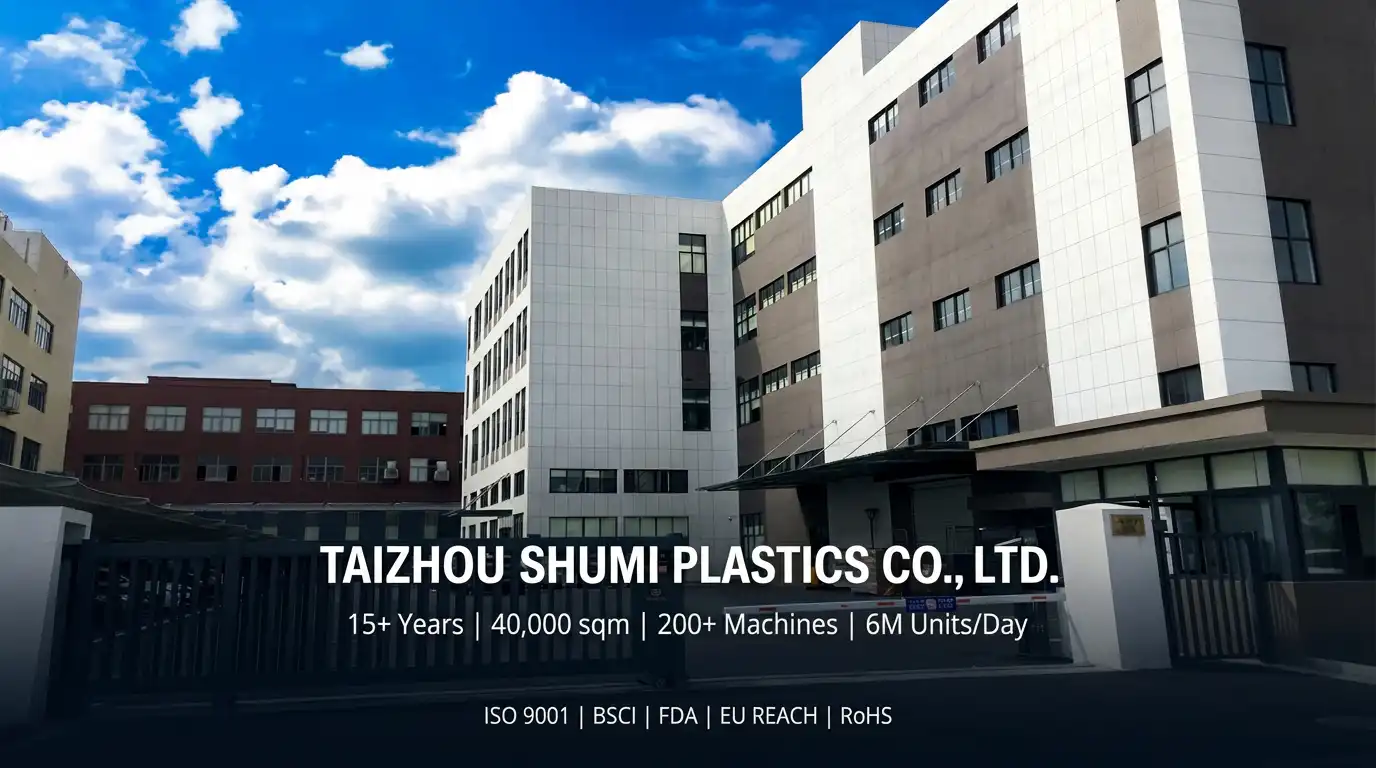 Taizhou Shumi Plastics factory - professional plastic manufacturer for EU & US B2B clients
